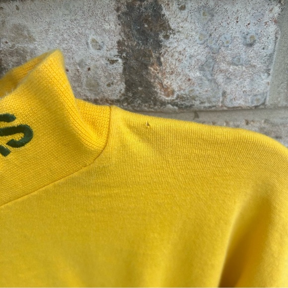 NFL Maxit Green Bay Packers Yellow Long Sleeve Tee Embroidered Logo - Picture 8 of 9